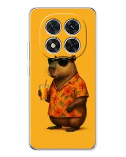 Чохол для Xiaomi Redmi Note 15 Pro Plus з картинкою «Капібара на відпочинку»