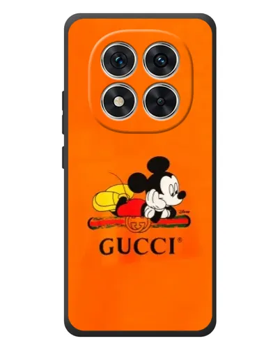 Чехол для Xiaomi Redmi Note 15 Pro с картинкой «Микки Маус Gucci — оранж» Чехол для Xiaomi Redmi Note 15 Pro с картинкой «Микки Маус Gucci — оранж»