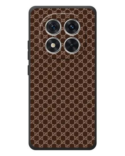 Чехол для Xiaomi Redmi Note 15 Pro с картинкой «Gucci — шоколадная сетка» Чехол для Xiaomi Redmi Note 15 Pro с картинкой «Gucci — шоколадная сетка»