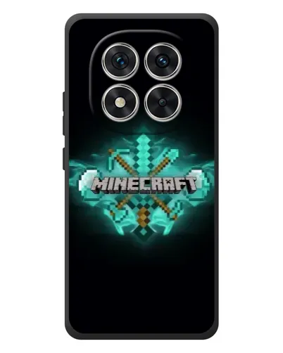 Чехол для Xiaomi Redmi Note 15 Pro с картинкой «Minecraft Diamond лого» Чехол для Xiaomi Redmi Note 15 Pro с картинкой «Minecraft Diamond лого»