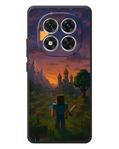 Чехол для Xiaomi Redmi Note 15 Pro с картинкой «Стив у башни» Чехол для Xiaomi Redmi Note 15 Pro с картинкой «Стив у башни»