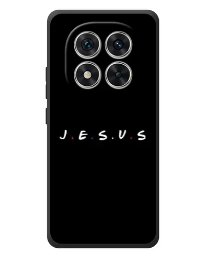 Чехол для Xiaomi Redmi Note 15 Pro с картинкой «Точки веры J.E.S.U.S.»