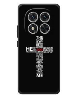 Чехол для Xiaomi Redmi Note 15 Pro с картинкой «Текстовый крест»