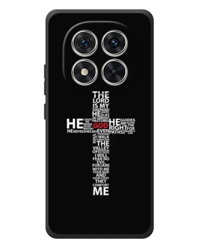 Чехол для Xiaomi Redmi Note 15 Pro с картинкой «Текстовый крест» Чехол для Xiaomi Redmi Note 15 Pro с картинкой «Текстовый крест»