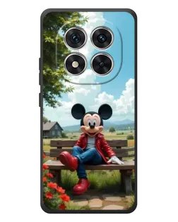 Чехол для Xiaomi Redmi Note 15 Pro с картинкой «Микки на скамейке»