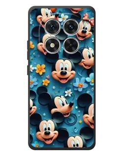 Чехол для Xiaomi Redmi Note 15 Pro с картинкой «Паттерн Микки и Минни»