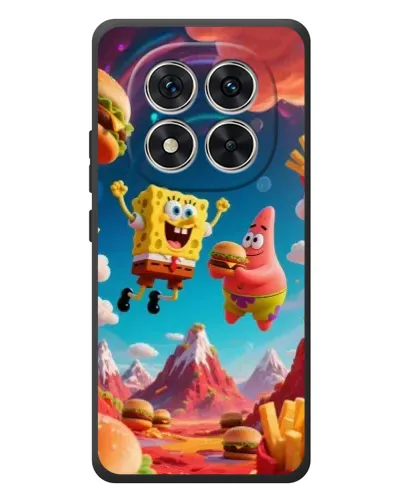 Чехол для Xiaomi Redmi Note 15 Pro с картинкой «Космический фастфуд»