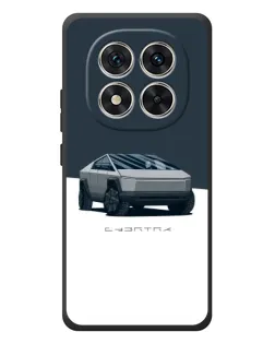 Чехол для Xiaomi Redmi Note 15 Pro с картинкой «Серебристый Cybertruck Tesla»