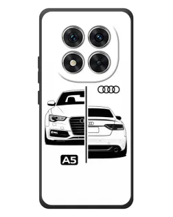Чехол для Xiaomi Redmi Note 15 Pro с картинкой «Audi — контрастный дизайн»