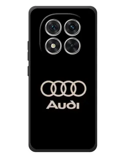 Чехол для Xiaomi Redmi Note 15 Pro с картинкой «Audi — золотой логотип»
