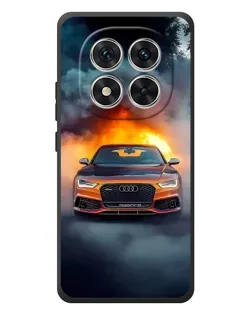 Чехол для Xiaomi Redmi Note 15 Pro с картинкой «Audi в огненном дыму»