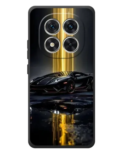 Чехол для Xiaomi Redmi Note 15 Pro с картинкой «Ночной Lamborghini драйв»