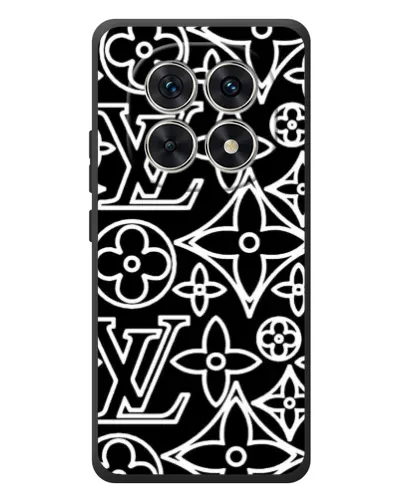 Чехол для Xiaomi Redmi Note 15 с картинкой «Черно-белый узор LV» Чехол для Xiaomi Redmi Note 15 с картинкой «Черно-белый узор LV»
