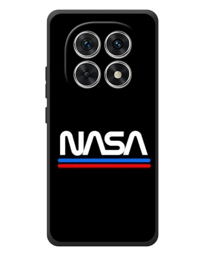 Чехол для Xiaomi Redmi Note 15 с картинкой «NASA — классика Red Blue»