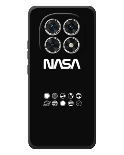 Чехол для Xiaomi Redmi Note 15 с картинкой «NASA — технический принт»