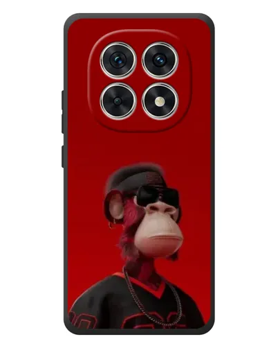 Чехол для Xiaomi Redmi Note 15 с картинкой «Bored Ape в красном»