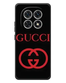 Чехол для Xiaomi Redmi Note 15 с картинкой «Gucci — красный логотип»