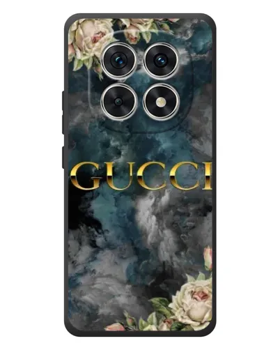 Чехол для Xiaomi Redmi Note 15 с картинкой «Абстрактные цветы Gucci»