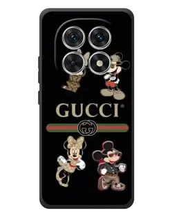 Чехол для Xiaomi Redmi Note 15 с картинкой «Gucci — герои Disney и монограмма»
