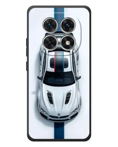 Чехол для Xiaomi Redmi Note 15 с картинкой «Вид сверху — BMW M»