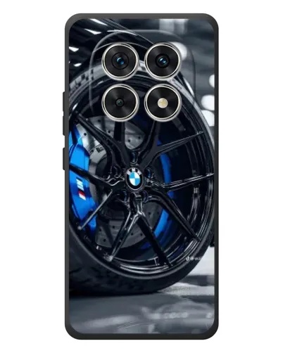 Чехол для Xiaomi Redmi Note 15 с картинкой «Колесо BMW вблизи»