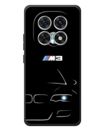 Чехол для Xiaomi Redmi Note 15 с картинкой «Минималистичный принт BMW M3»