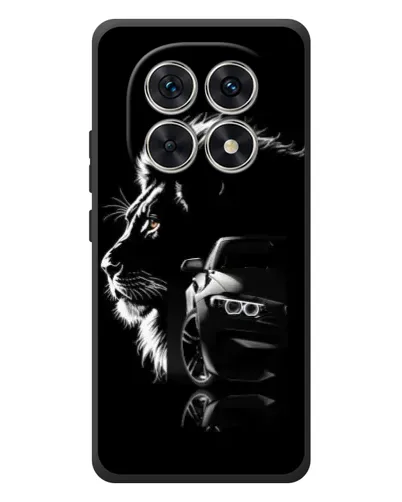 Чехол для Xiaomi Redmi Note 15 с картинкой «BMW и лев»