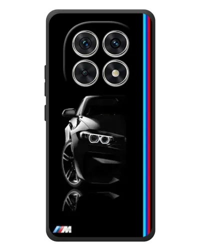 Чехол для Xiaomi Redmi Note 15 с картинкой «Силуэт BMW в темноте»