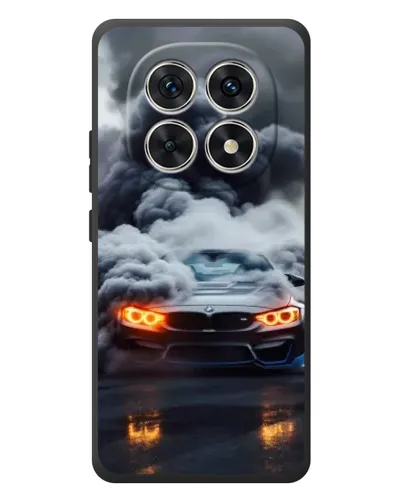 Чехол для Xiaomi Redmi Note 15 с картинкой «BMW в дыму»