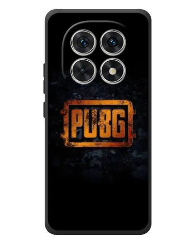 Чехол для Xiaomi Redmi Note 15 с картинкой «PUBG — золотой логотип»