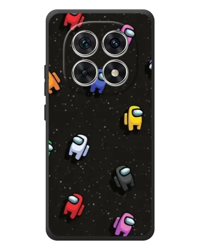 Чехол для Xiaomi Redmi Note 15 с картинкой «Космический паттерн Among Us»