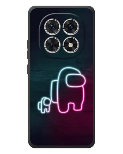 Чехол для Xiaomi Redmi Note 15 с картинкой «Among Us неон-арт»