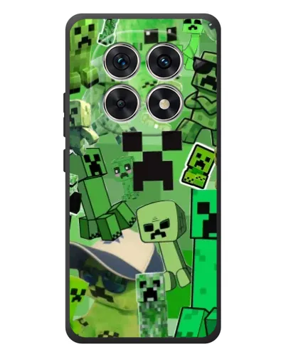 Чехол для Xiaomi Redmi Note 15 с картинкой «Криперы Minecraft»