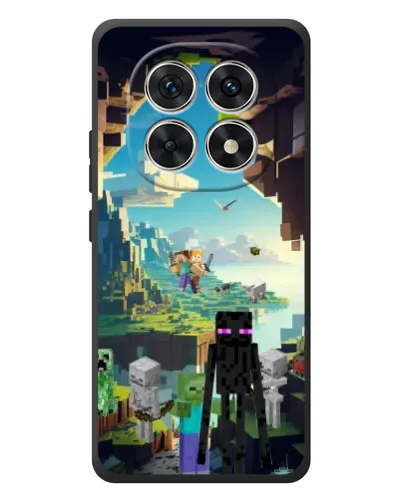 Чехол для Xiaomi Redmi Note 15 с картинкой «Эндермен в лесу»
