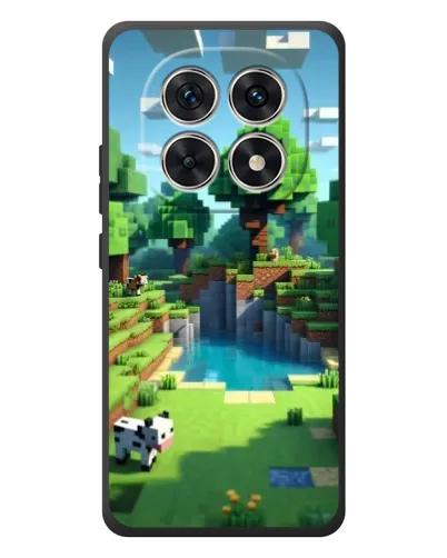 Чехол для Xiaomi Redmi Note 15 с картинкой «Minecraft летний день»