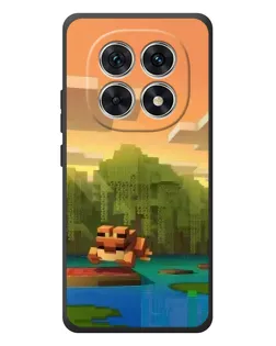 Чохол для Xiaomi Redmi Note 15 з картинкою «Майнкрафт захід сонця»