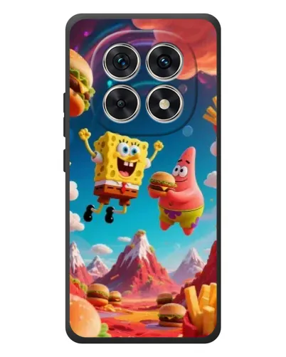 Чехол для Xiaomi Redmi Note 15 с картинкой «Космический фастфуд»