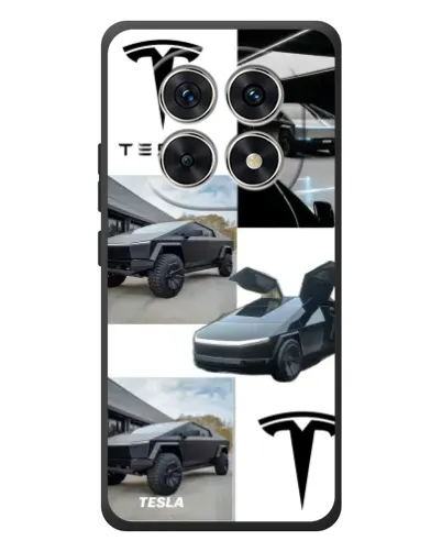 Чехол для Xiaomi Redmi Note 15 с картинкой «Коллаж Cybertruck Tesla» Чехол для Xiaomi Redmi Note 15 с картинкой «Коллаж Cybertruck Tesla»