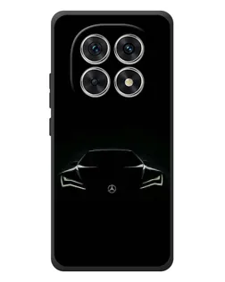 Чехол для Xiaomi Redmi Note 15 с картинкой «Mercedes — силуэт авто»