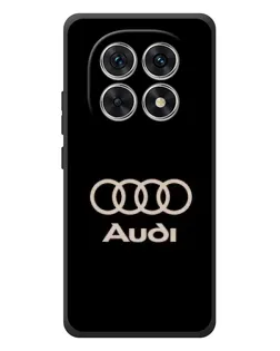 Чехол для Xiaomi Redmi Note 15 с картинкой «Audi — золотой логотип»