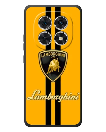 Чехол для Xiaomi Redmi Note 15 с картинкой «Lamborghini Stripe желтый»
