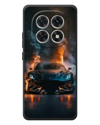 Чехол для Xiaomi Redmi Note 15 с картинкой «Lamborghini дымная эстетика»