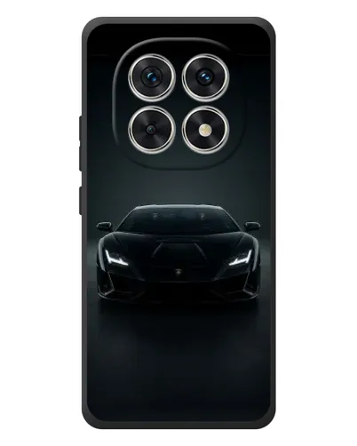 Чехол для Xiaomi Redmi Note 15 с картинкой «Черный Lamborghini Aventador»
