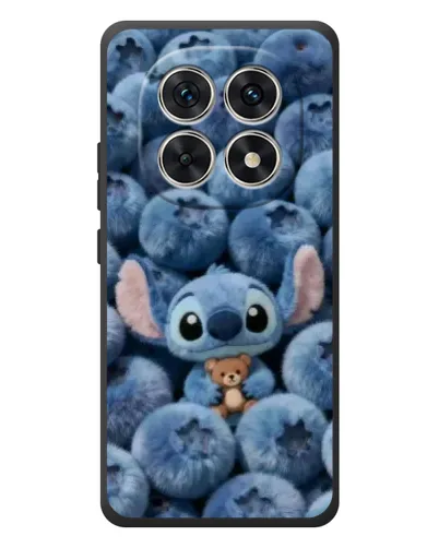 Чехол для Xiaomi Redmi Note 15 с картинкой «Стич и голубика»