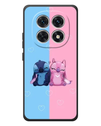 Чехол для Xiaomi Redmi Note 15 с картинкой «Stitch и Angel Love»