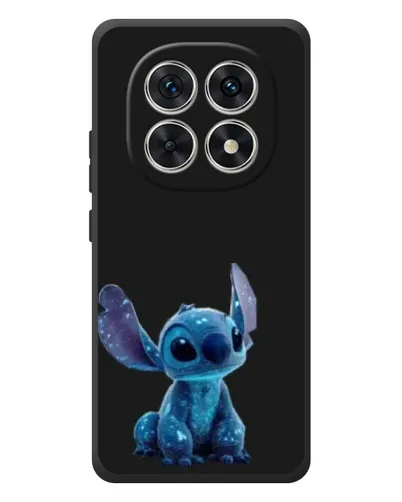Чехол для Xiaomi Redmi Note 15 с картинкой «Стич на черном»