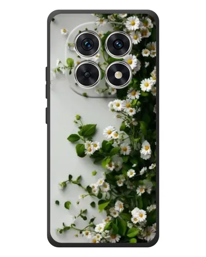 Чехол для Xiaomi Redmi Note 15 с картинкой «Ветка мелких белых цветов»