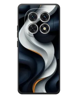 Чехол для Xiaomi Redmi Note 15 с картинкой «Объемные черно-белые ленты» Чехол для Xiaomi Redmi Note 15 с картинкой «Объемные черно-белые ленты»