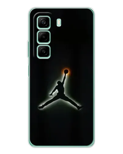 Чехол для Xiaomi Redmi Note 15R с картинкой «Jordan Gradient Logo»