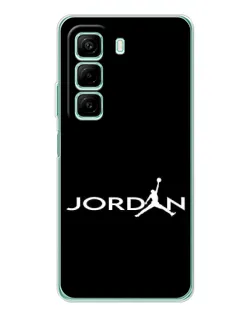 Чехол для Xiaomi Redmi Note 15R с картинкой «Jordan White Logo» Чехол для Xiaomi Redmi Note 15R с картинкой «Jordan White Logo»